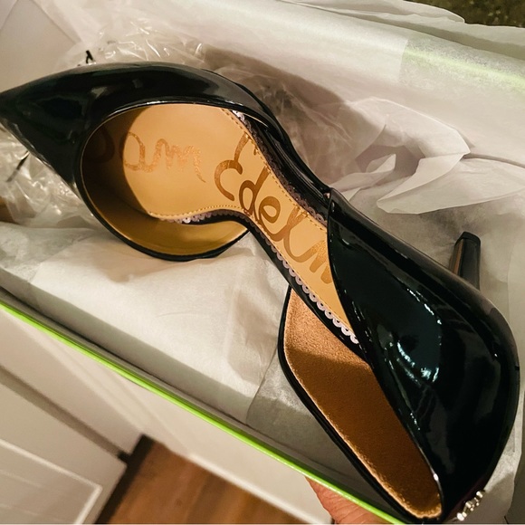 Sam Edelman, brand new in box, size 5, black patent leather, 1.5” heel - Picture 1 of 4